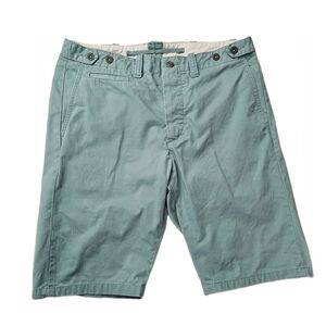 Levi's Men's Aqua Flat Front Cotton Shorts